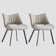 Orren Ellis Eriko Upholstered Modern Beige Dining Room Chairs Reviews